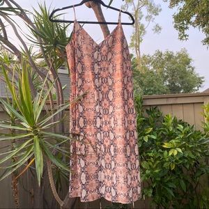Animal print dress